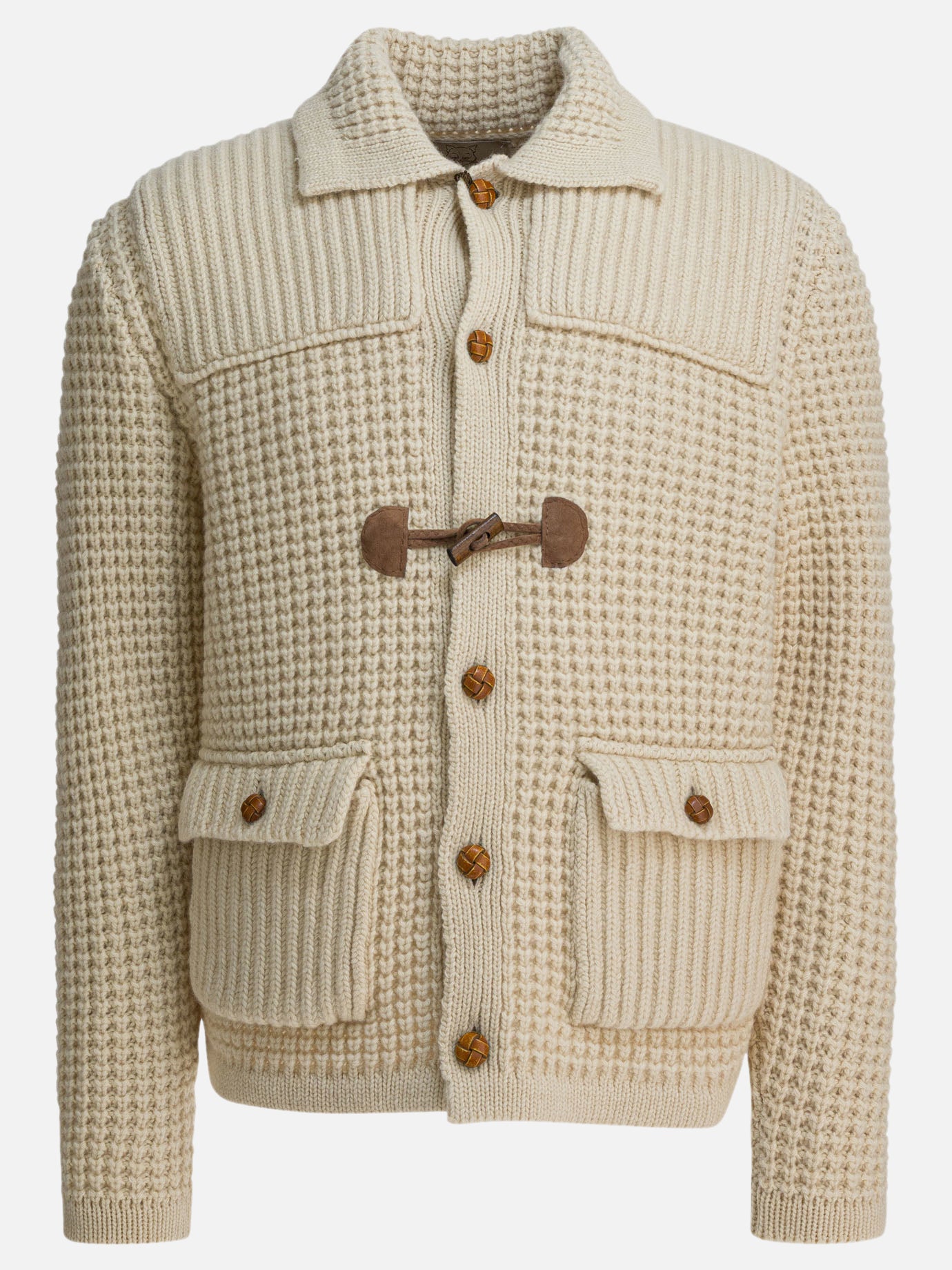 Cardigans Textured knit  Beige - Rakkì Men | PDP | VIETTI Online Store | Zoom-Modal
