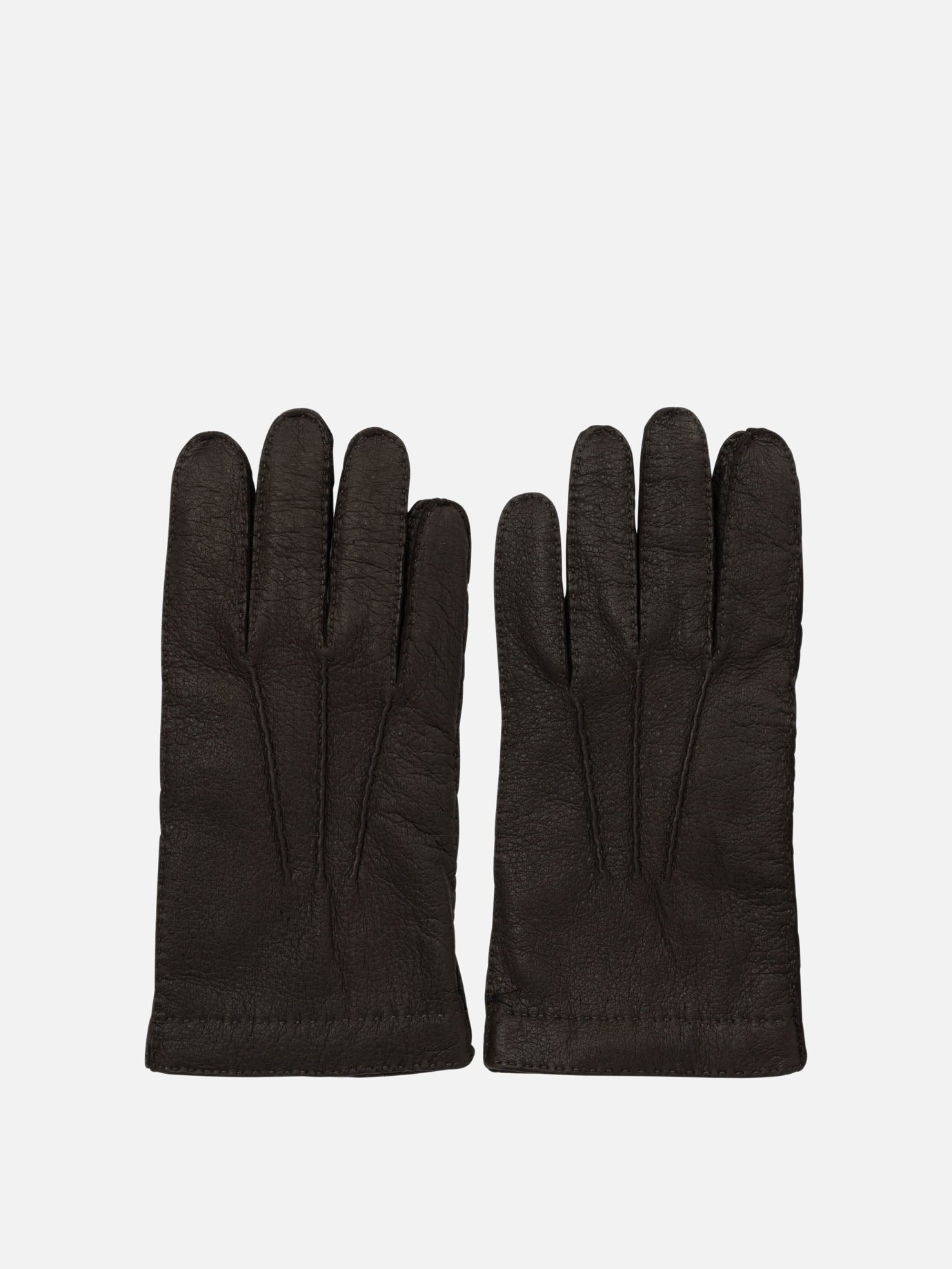 Casual gloves 100% leather  Brown - Restelli Men | PDP | VIETTI Online Store | thumbnail