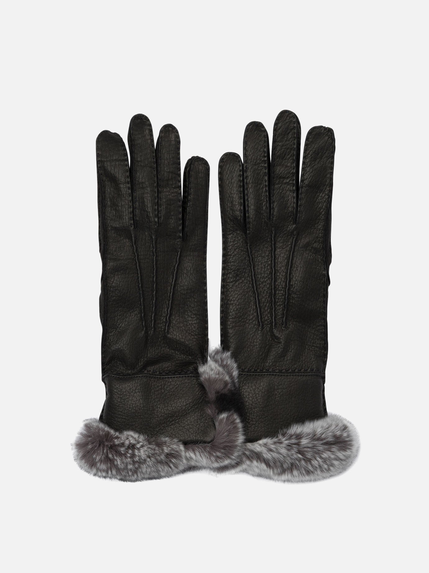 Casual gloves 100% leather  Black - Restelli Women | PDP | VIETTI Online Store | thumbnail