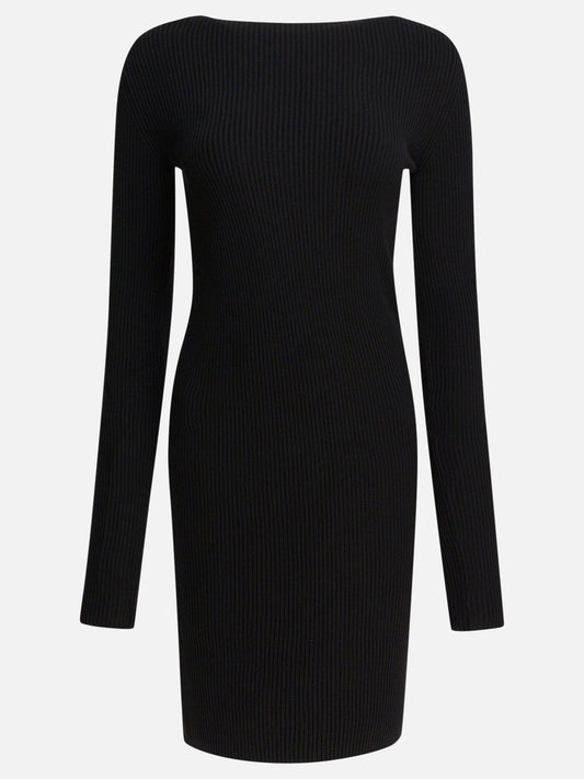 Rick Owens Sheath dress with long sleeves 12032286_XS Black 1