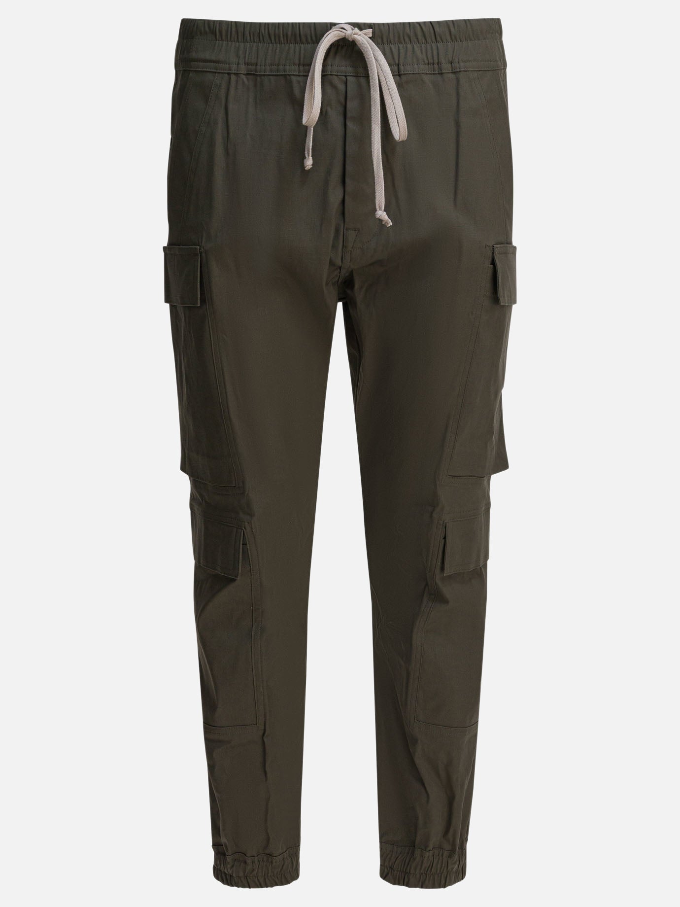 Cargo & parachute trousers Solid colour  Green - Rick Owens Men | PDP | VIETTI Online Store | thumbnail