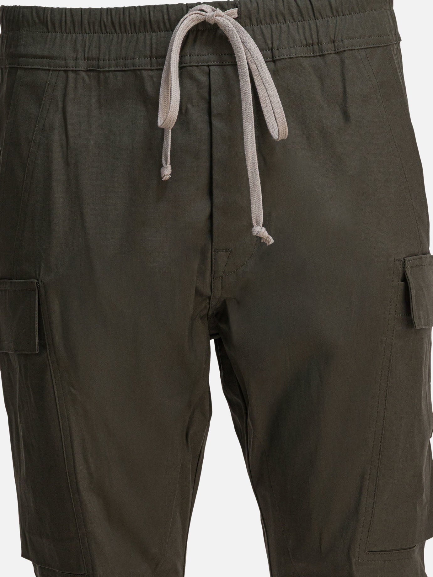 Cargo & parachute trousers Solid colour  Green - Rick Owens Men | PDP | VIETTI Online Store | thumbnail_3