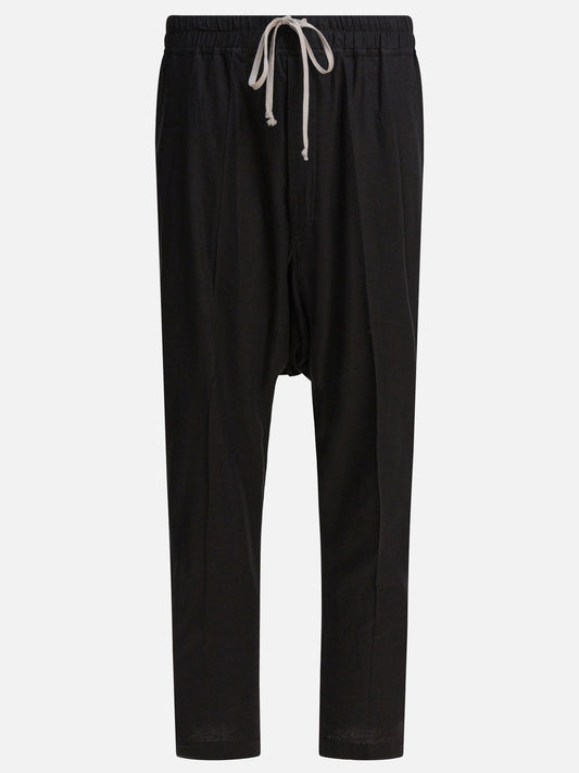 Sport trousers Solid colour  Black - Rick Owens Men | PDP | VIETTI Online Store 
