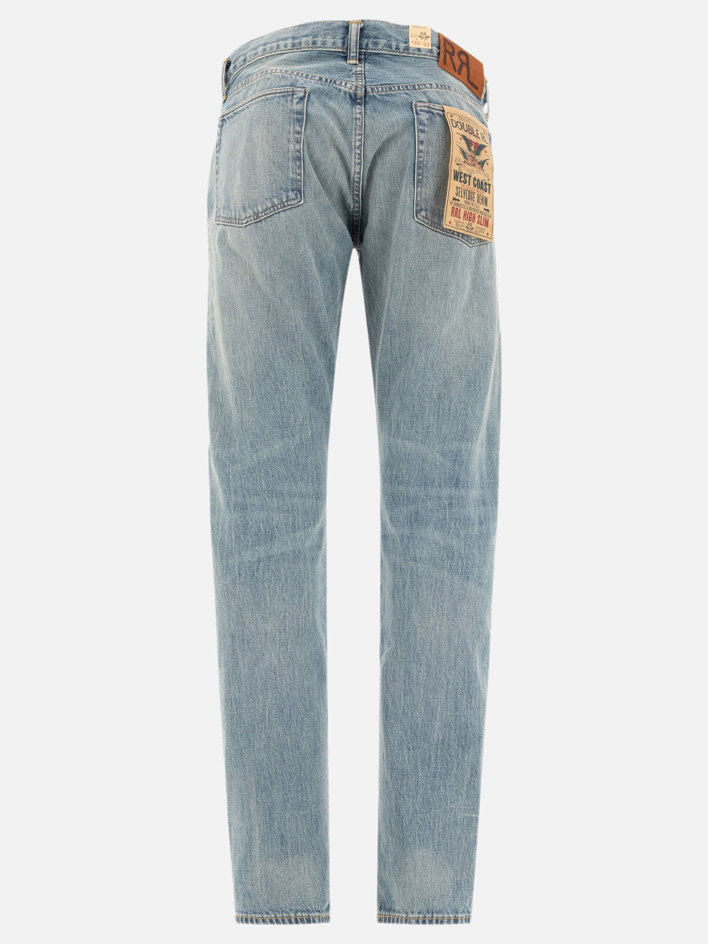 Straight-leg jeans Denim  Light blue - RRL by Ralph Lauren Men | PDP | VIETTI Online Store | Zoom-Modal_2
