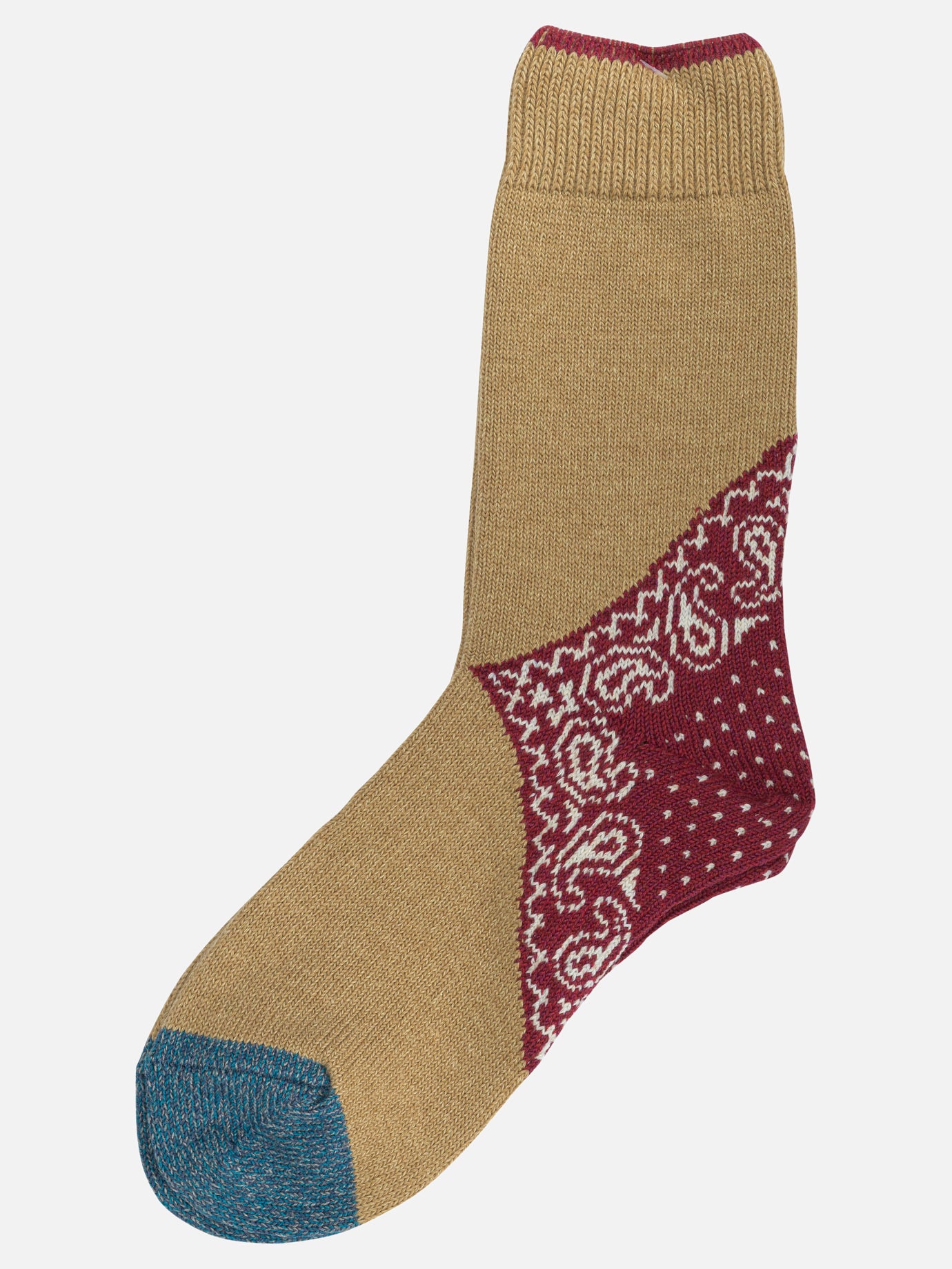 Classic socks 70% cotton 30% acrylic  Beige - KAPITAL Men | PDP | VIETTI Online Store | Zoom-Modal

