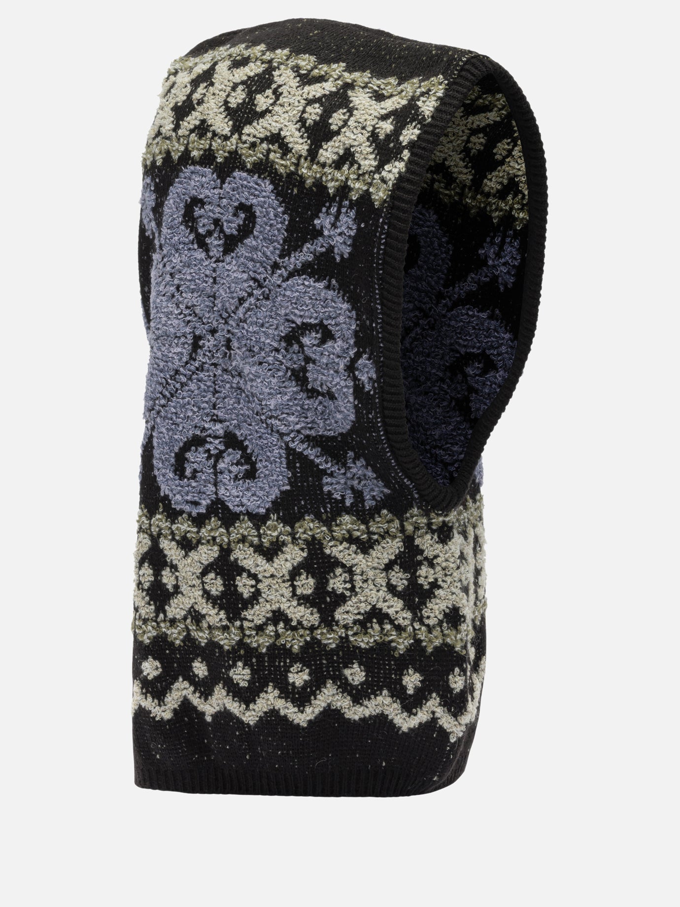 Balaclava 100% wool  Black - KAPITAL Men | PDP | VIETTI Online Store | thumbnail_2