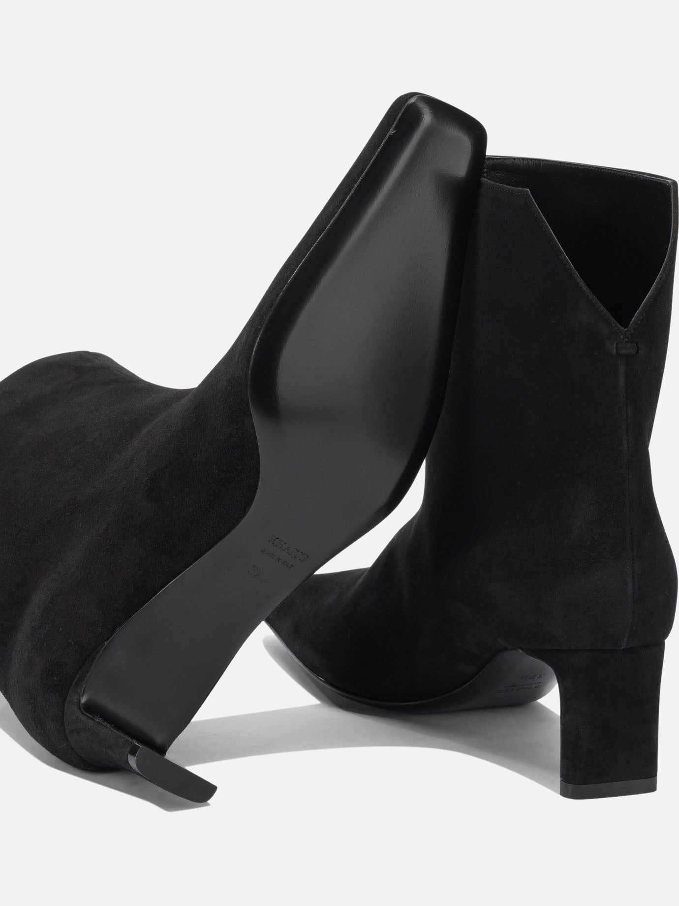 Pull-on boots 100% chlorofibre - 100% chlorofibre  Black - Khaite Women | PDP | VIETTI Online Store | Zoom-Modal_5
