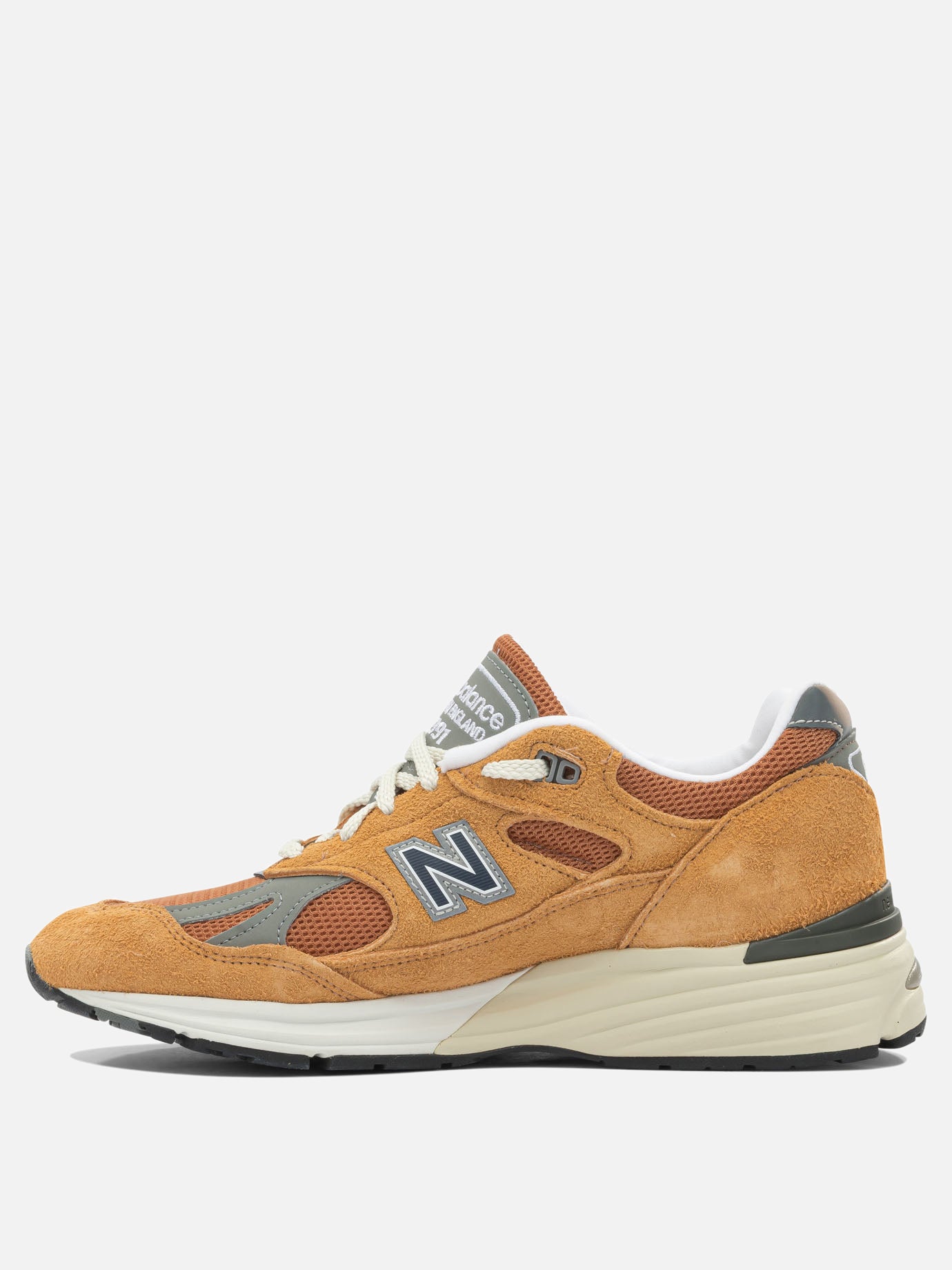 Low top sneakers 100% suede - 100% rubber  Orange - New Balance Men | PDP | VIETTI Online Store | thumbnail_3