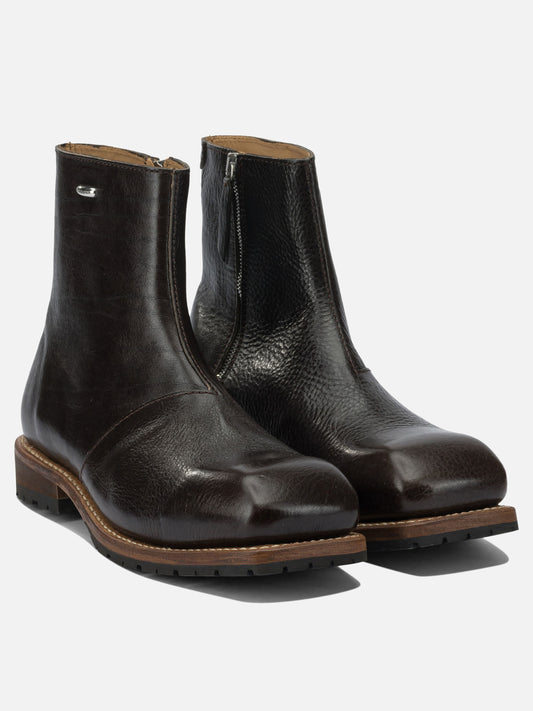 Zipped boots 100% leather - 100% rubber  Black - Our Legacy Men | PDP | VIETTI Online Store | 2
