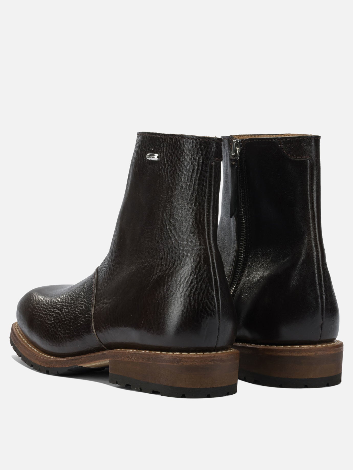 Zipped boots 100% leather - 100% rubber  Black - Our Legacy Men | PDP | VIETTI Online Store | Zoom-Modal_4

