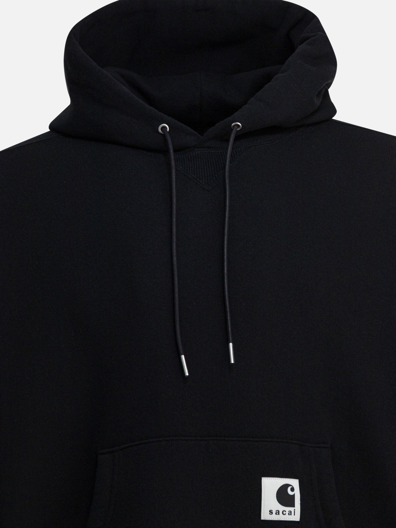 Hoodies Logo  Black - Sacai Men | PDP | VIETTI Online Store | thumbnail_3