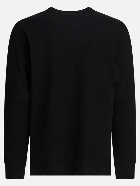 Crewneck t-shirts Logo  Black - Sacai Men | PDP | VIETTI Online Store | 2
