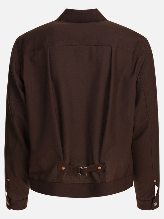 Sacai "Suiting" Jacket 10093226_3 Brown 2