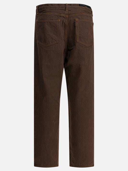 Wide-leg jeans Denim  Brown - Sacai Men | PDP | VIETTI Online Store | 2
