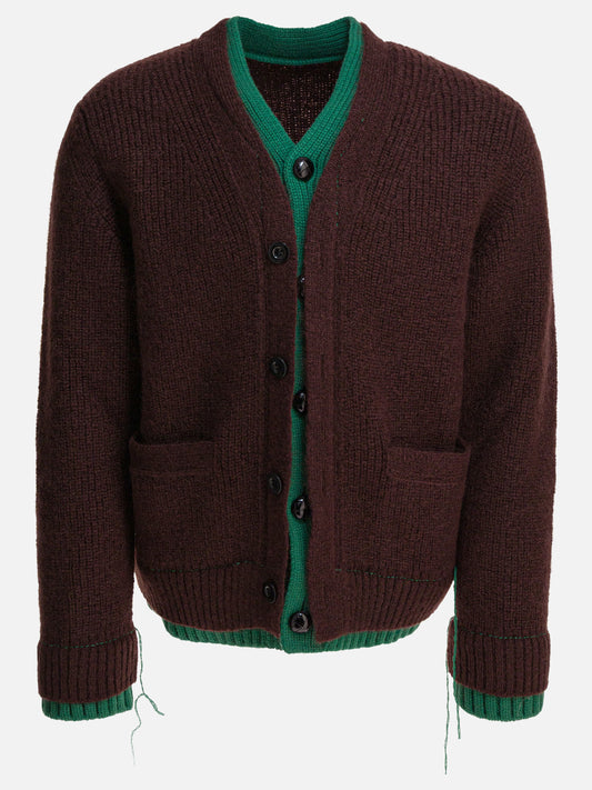Cardigans Solid colour  Brown - Sacai Men | PDP | VIETTI Online Store 
