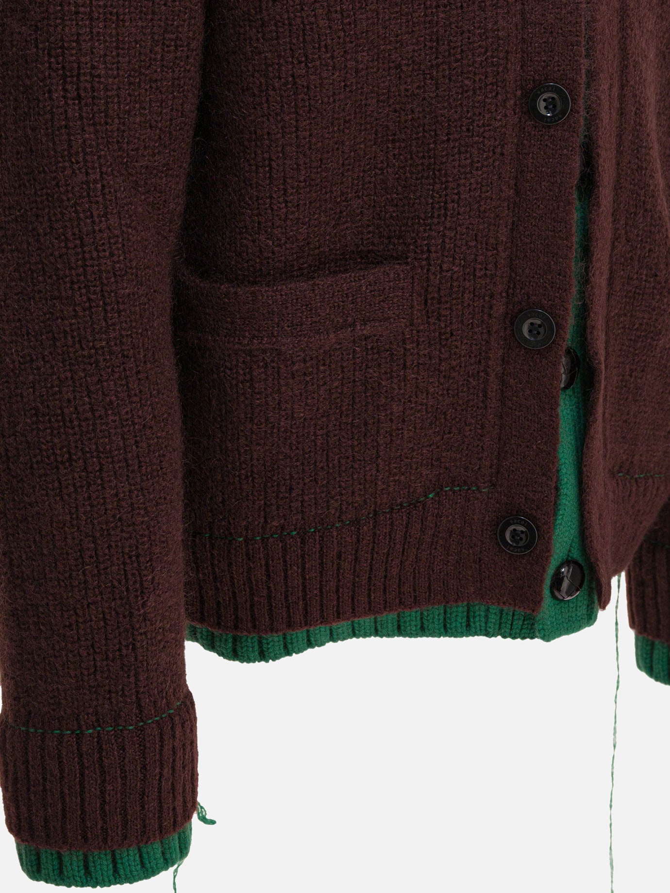 Cardigans Solid colour  Brown - Sacai Men | PDP | VIETTI Online Store | thumbnail_4