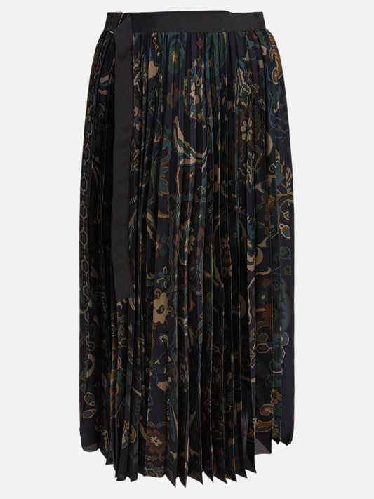 Long skirts Floral  Blue - Sacai Women | PLP | VIETTI Online Store 
