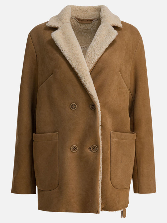 Shearling jackets Solid colour  Beige - Salvatore Santoro Women | PDP | VIETTI Online Store 
