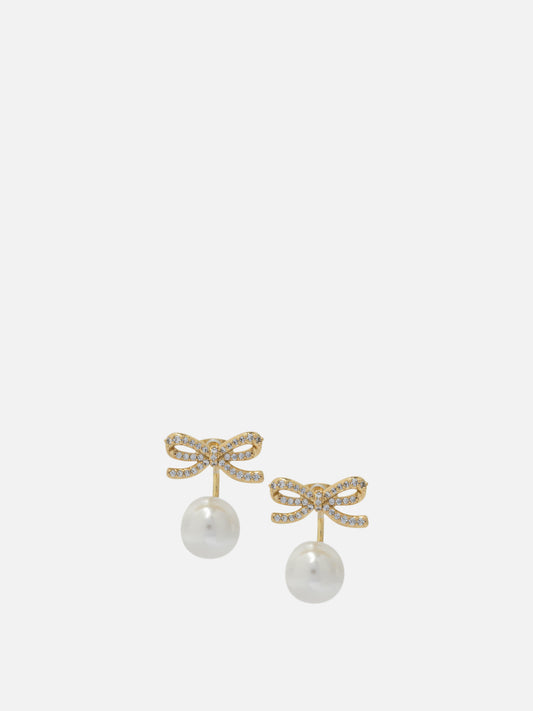Earrings 100% copper  Grey - Self-portrait Women | PDP | VIETTI Online Store 
