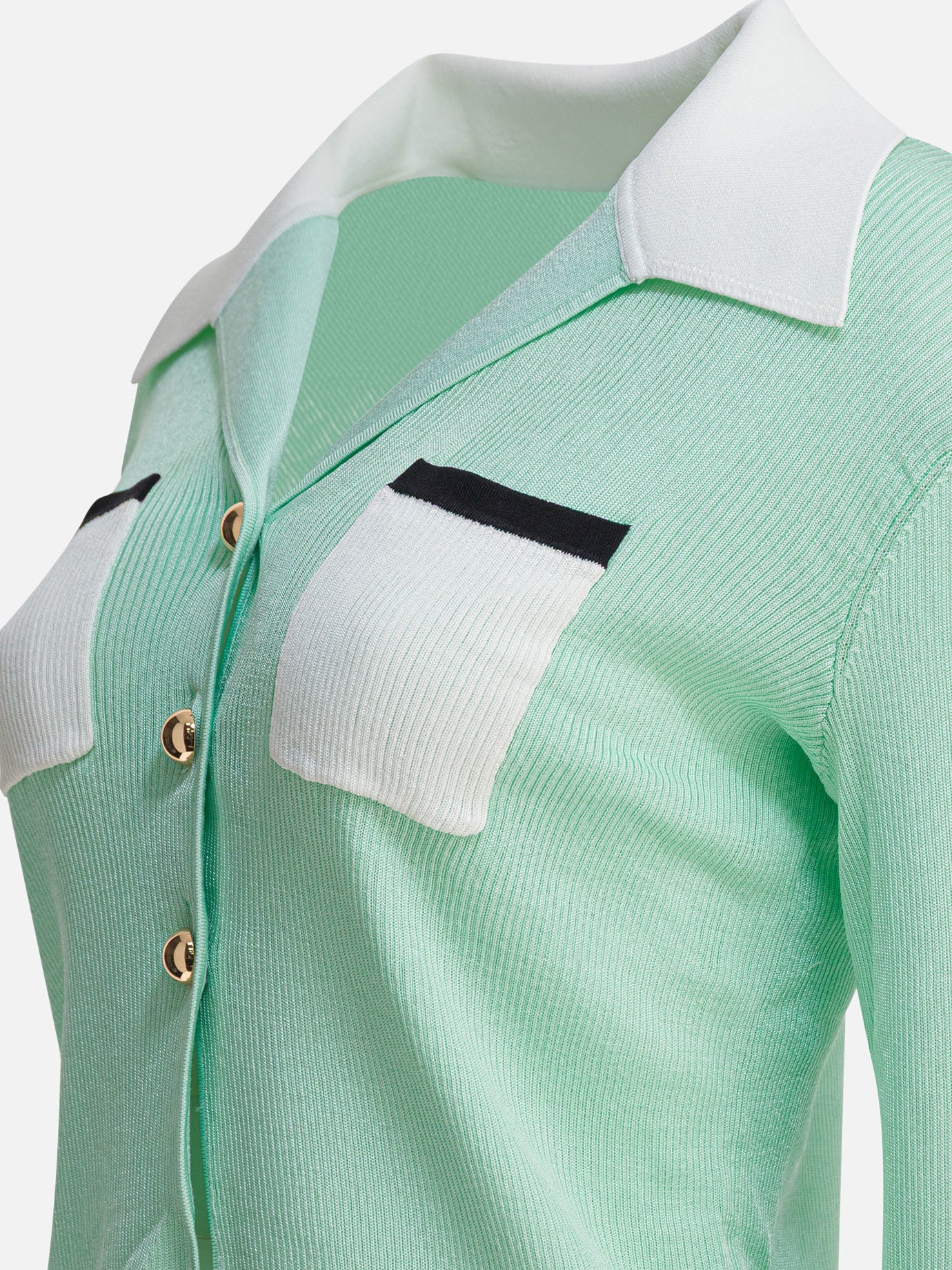 Casual tops Solid colour  Green - Self-portrait Women | PDP | VIETTI Online Store | Zoom-Modal_4
