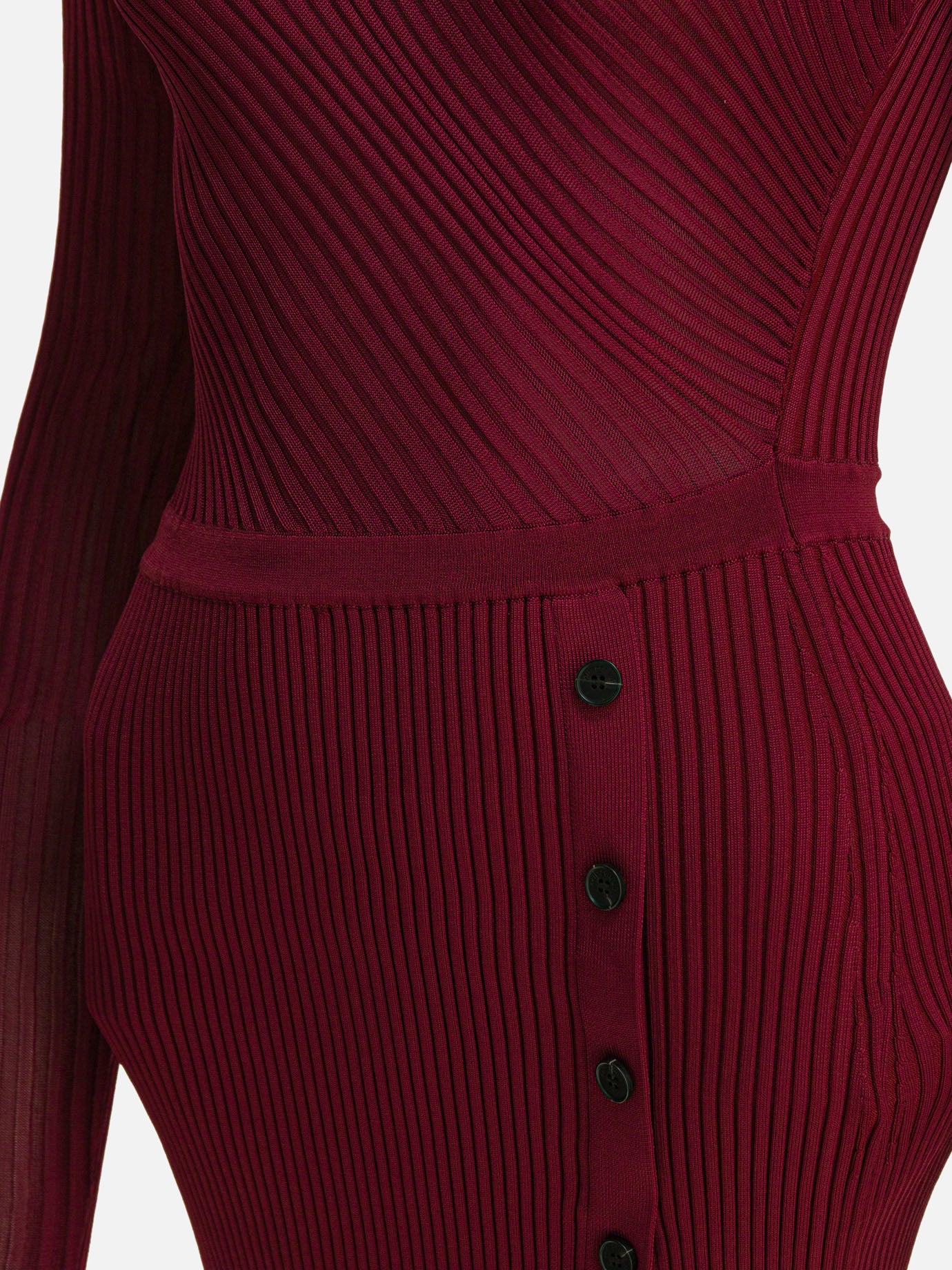 Midi dresses Solid colour  Bordeaux - Self-portrait Women | PDP | VIETTI Online Store | Zoom-Modal_4
