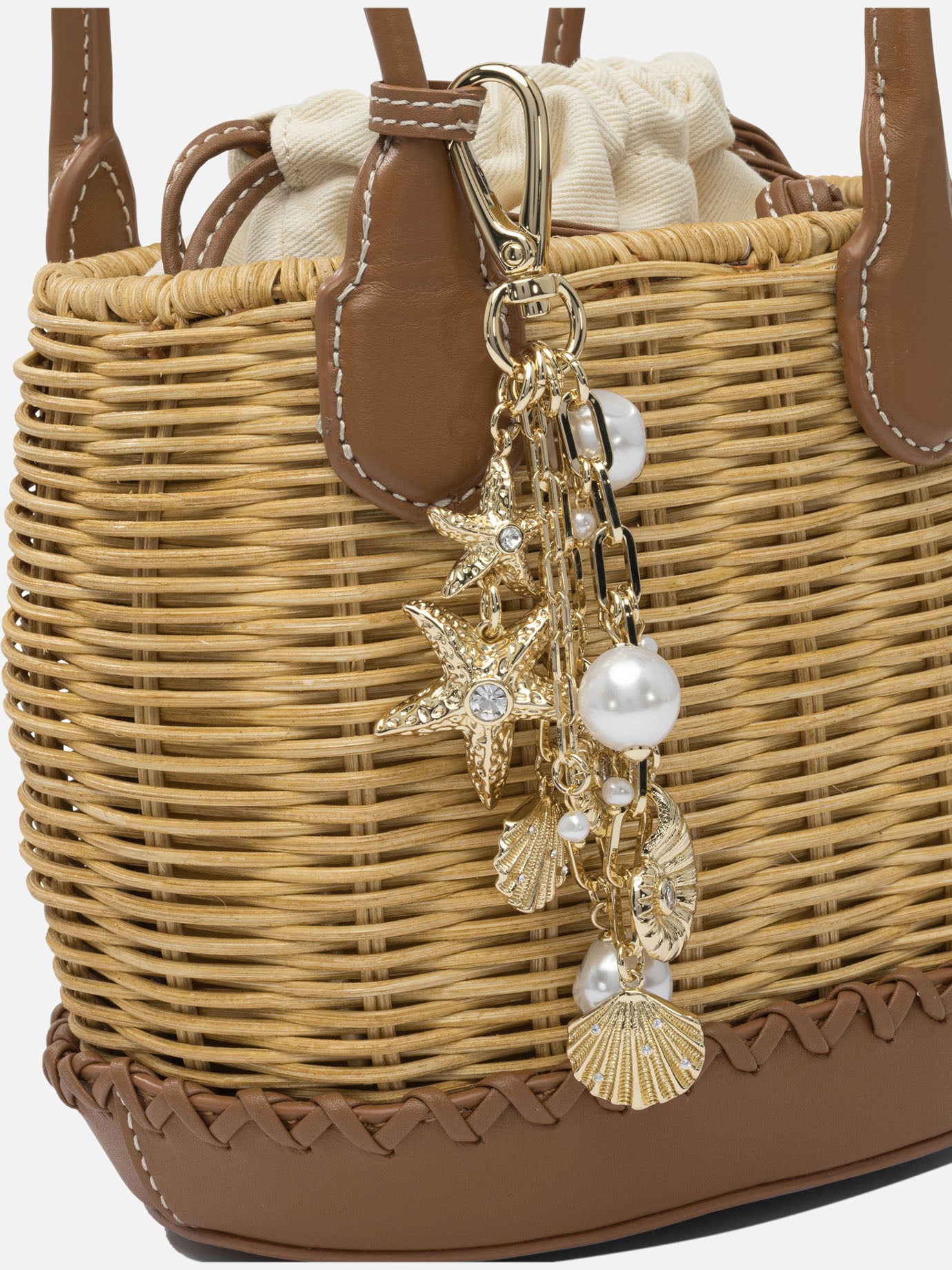 Mini bags 100% rattan  Brown - Self-portrait Women | PDP | VIETTI Online Store | thumbnail_4