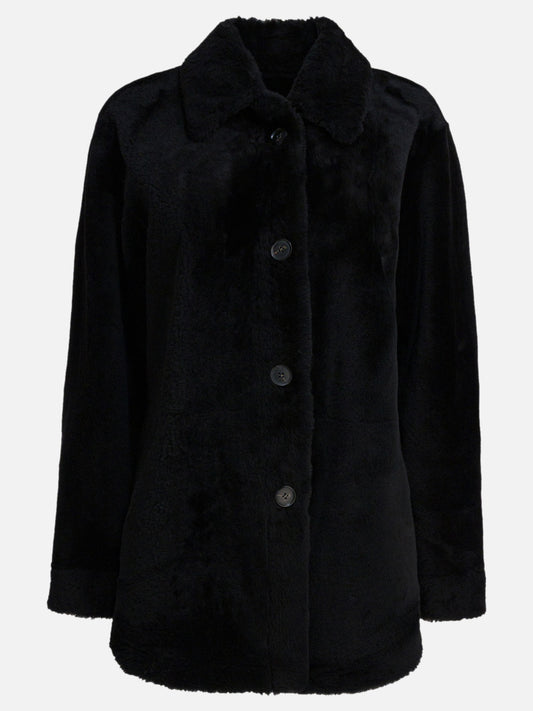 Long coats Solid colour  Black - Semper Women | PDP | VIETTI Online Store 
