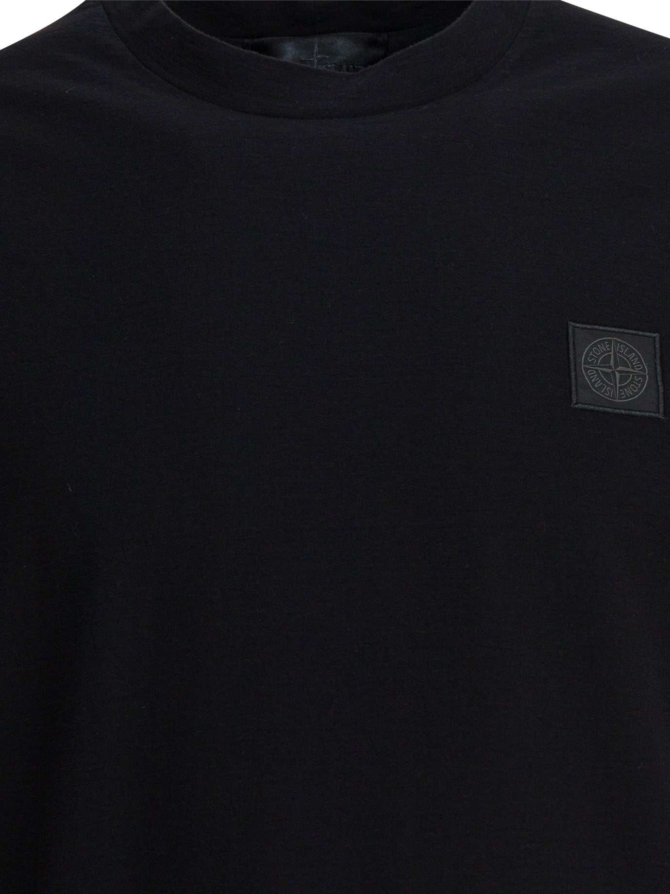 Crewneck t-shirts Solid colour  Black - Stone Island Men | PDP | VIETTI Online Store | Zoom-Modal_3
