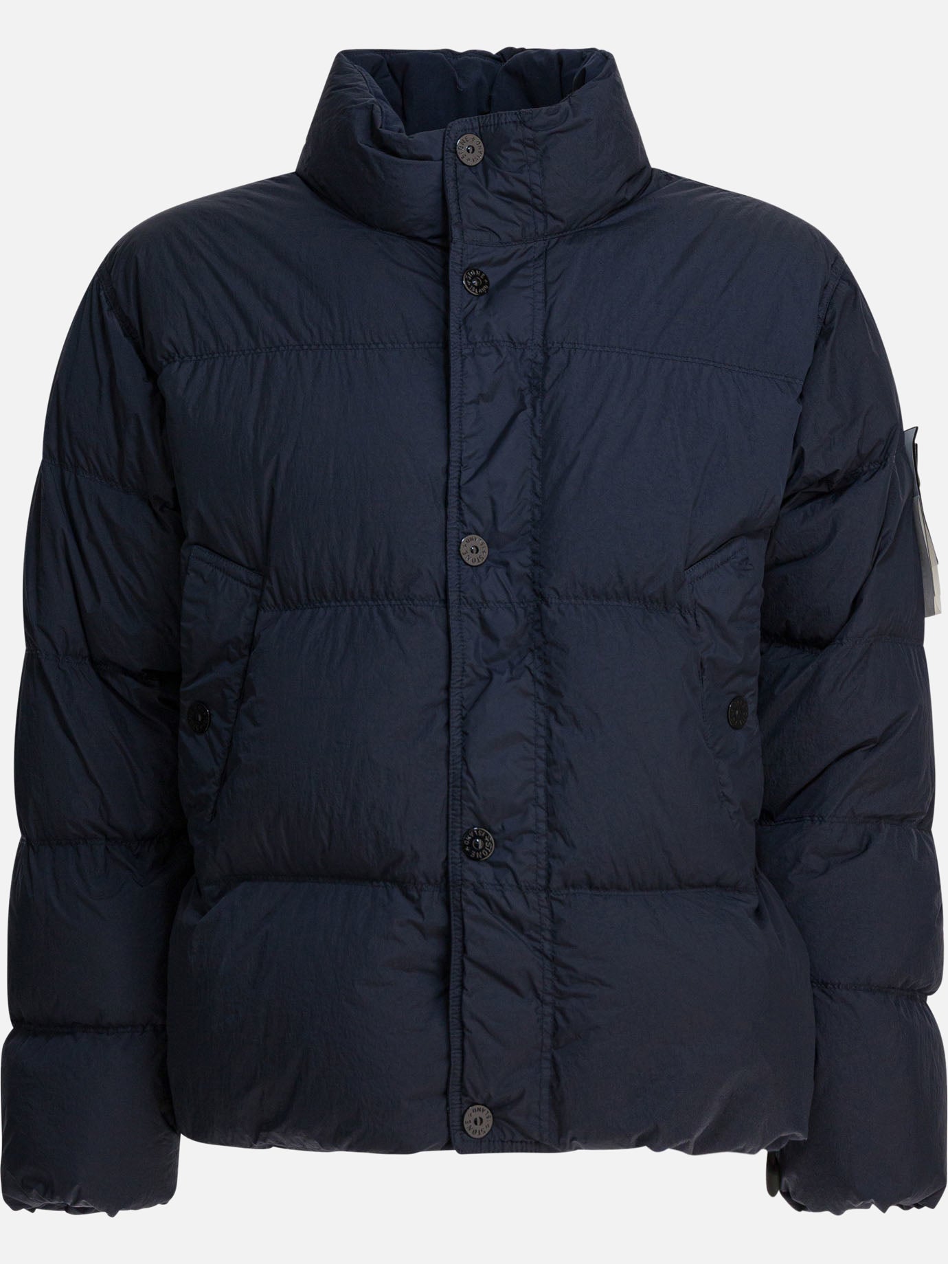 Windbreakers Logo  Blue - Stone Island Men | PDP | VIETTI Online Store | Zoom-Modal
