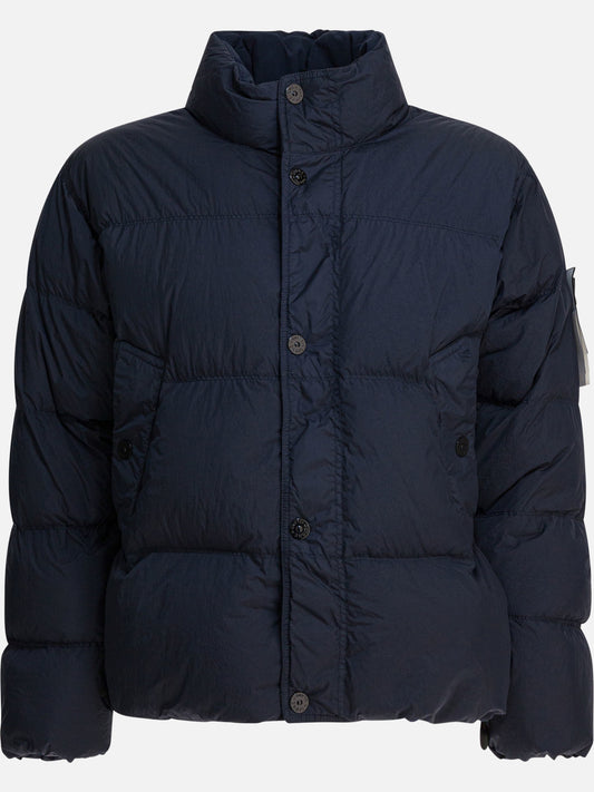 Windbreakers Logo  Blue - Stone Island Men | PDP | VIETTI Online Store 
