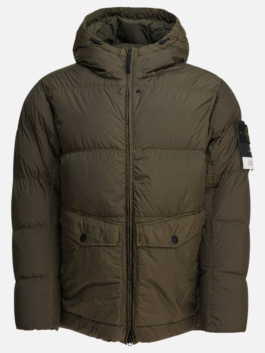 Down jackets Logo  Green - Stone Island Men | PLP | VIETTI Online Store 
