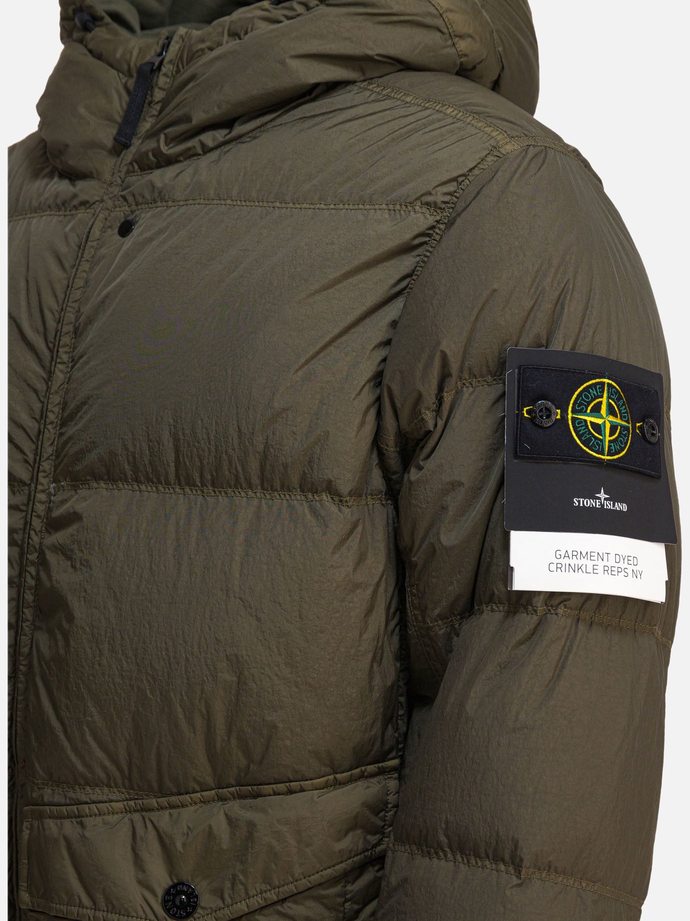 Down jackets Logo  Green - Stone Island Men | PDP | VIETTI Online Store | thumbnail_4