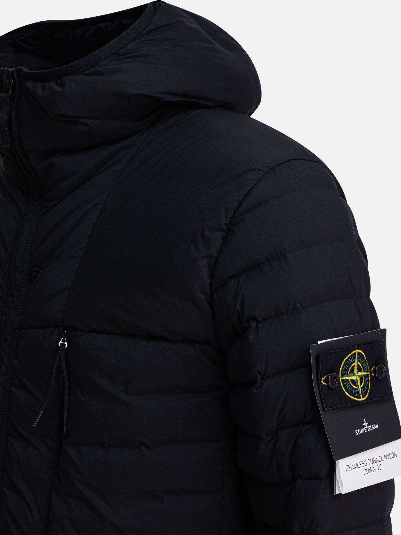 Down jackets Solid colour  Black - Stone Island Men | PDP | VIETTI Online Store | thumbnail_3