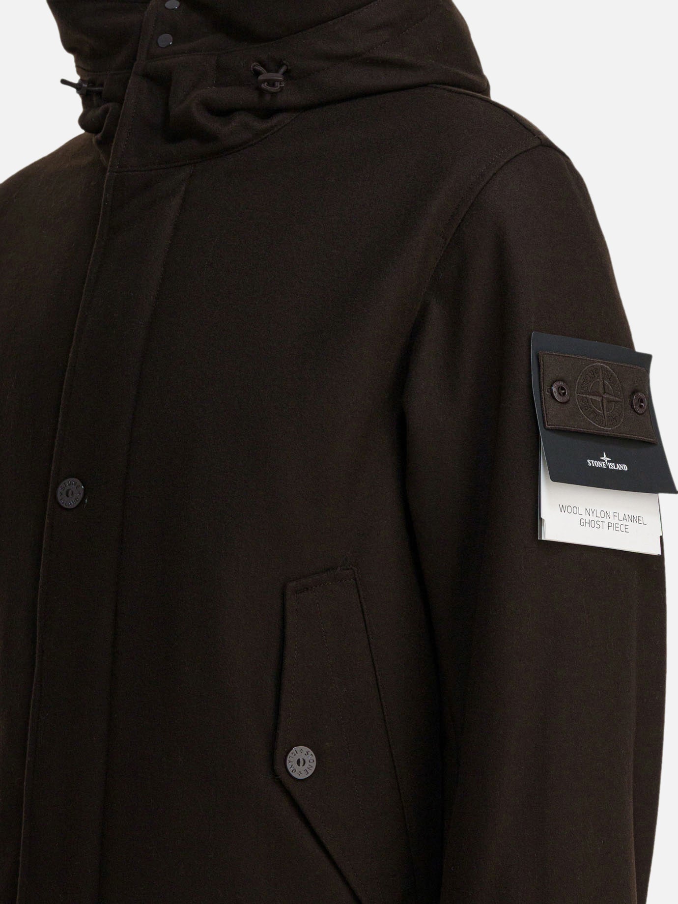 Down jackets Logo  Brown - Stone Island Men | PDP | VIETTI Online Store | Zoom-Modal_4
