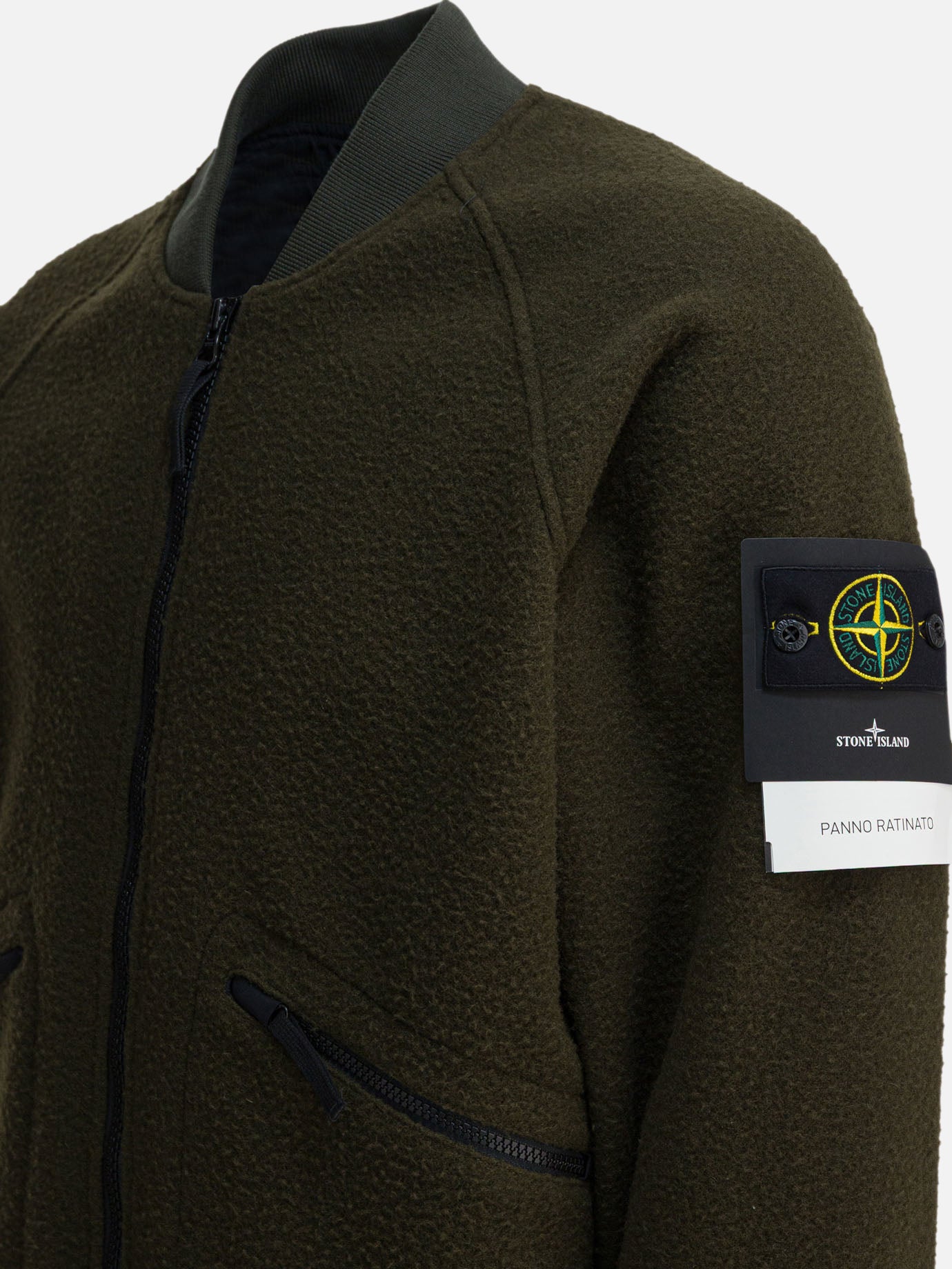 Bomber jackets Logo  Green - Stone Island Men | PDP | VIETTI Online Store | Zoom-Modal_4
