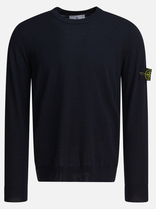 Crewneck sweaters Logo  Blue - Stone Island Men | PLP | VIETTI Online Store 
