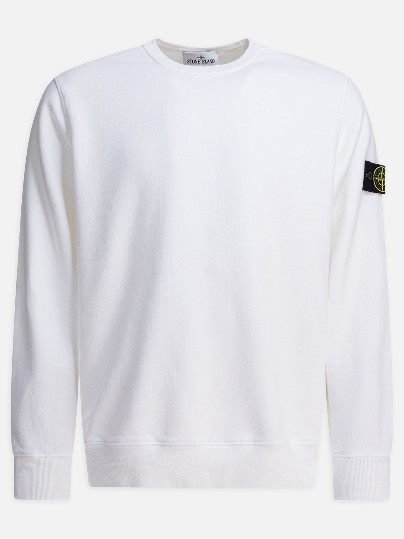 Crewnecks Logo  White - Stone Island Men | PDP | VIETTI Online Store | Zoom-Modal
