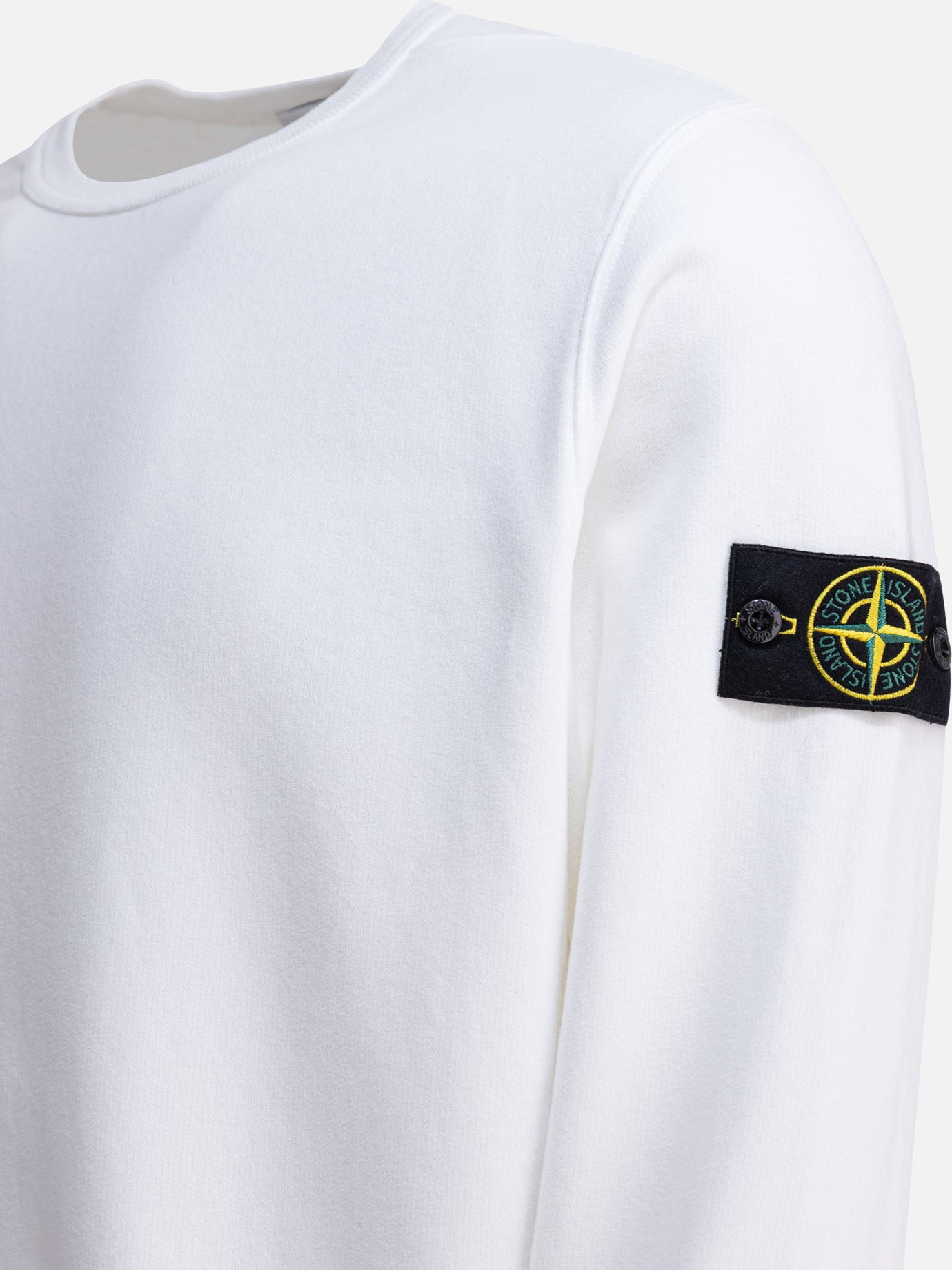 Crewnecks Logo  White - Stone Island Men | PDP | VIETTI Online Store | Zoom-Modal_4
