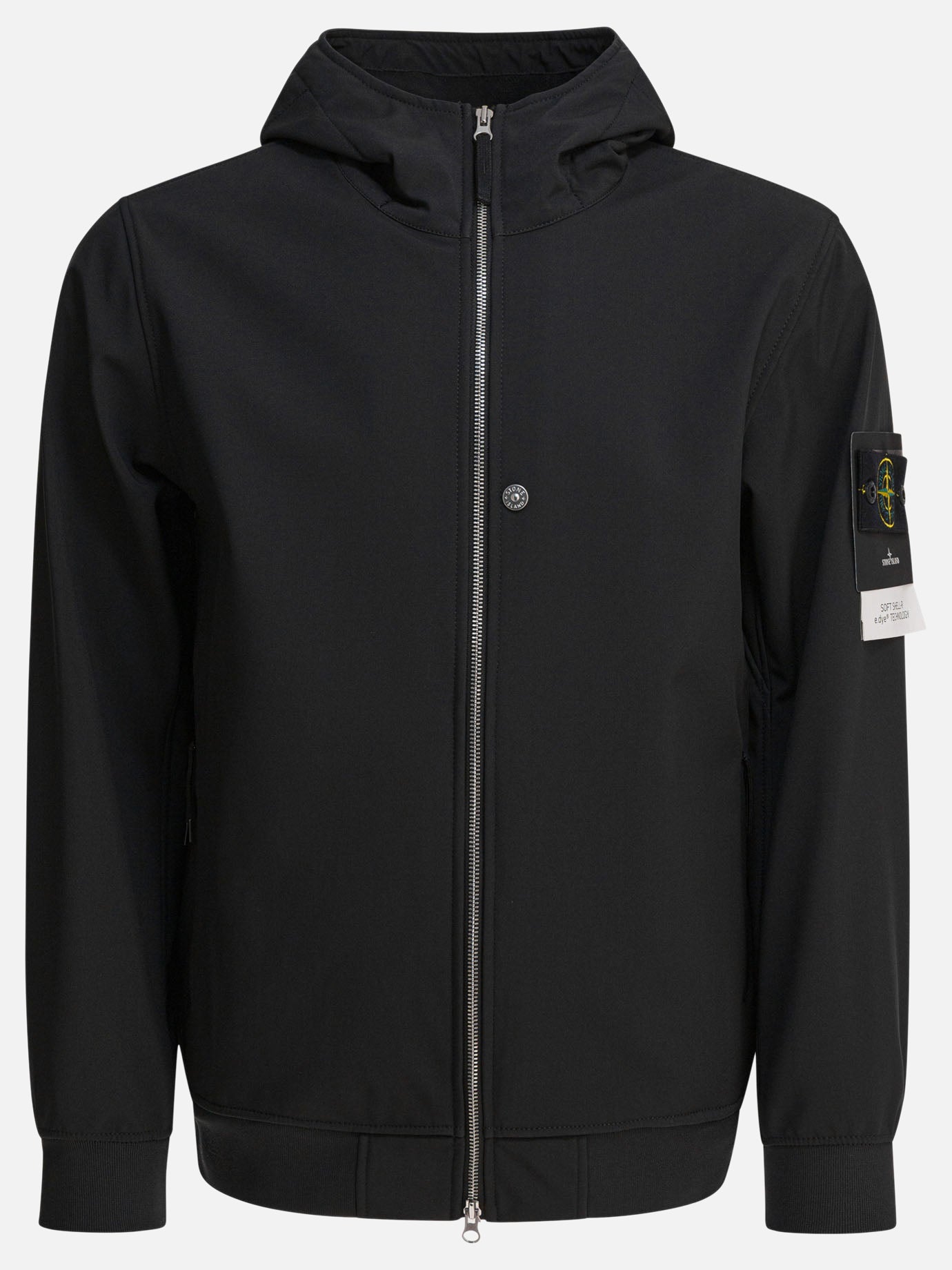 Quilted & Utility Jackets Logo  Black - Stone Island Men | PDP | VIETTI Online Store | thumbnail