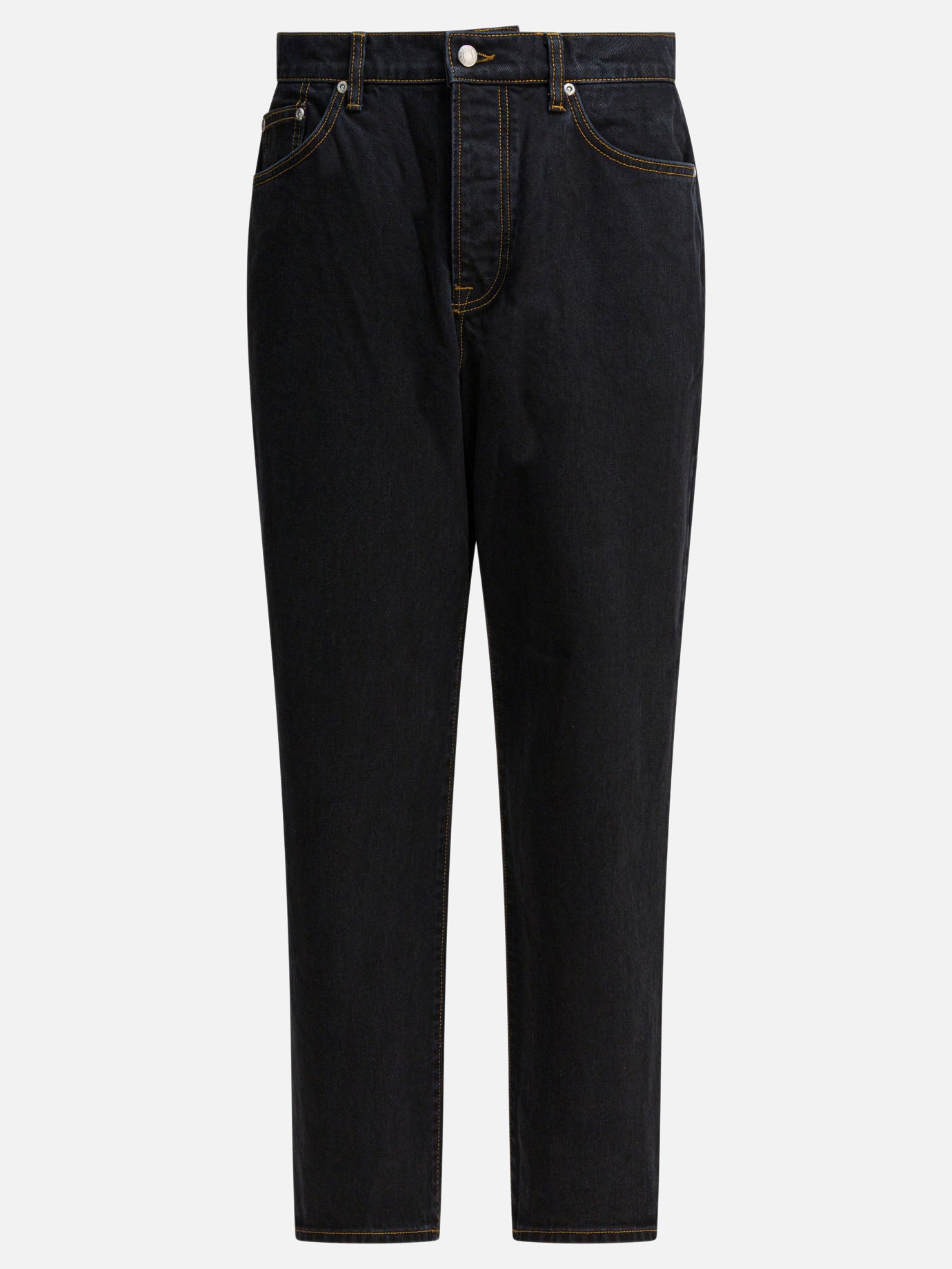 Straight-leg jeans Solid colour  Black - Stüssy Men | PDP | VIETTI Online Store | Zoom-Modal
