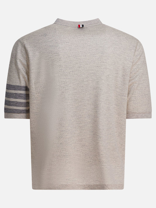 Crewneck t-shirts Solid colour  Grey - Thom Browne Men | PLP | VIETTI Online Store | 2
