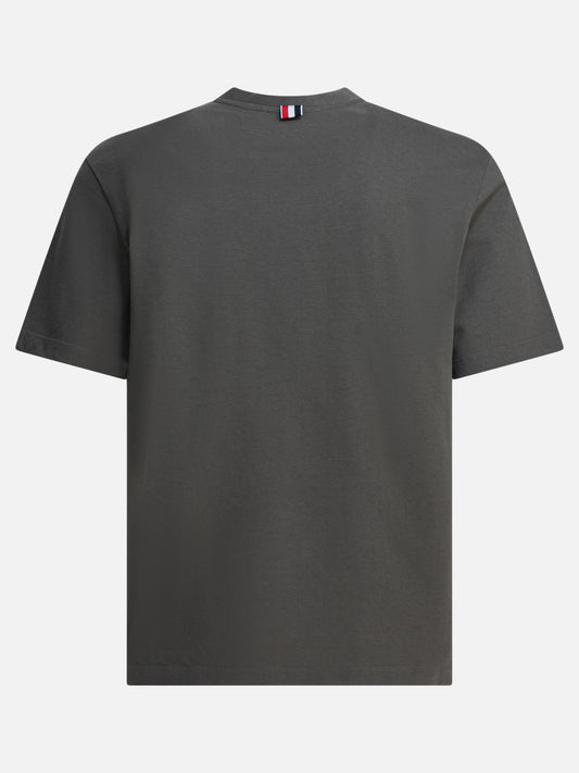 Crewneck t-shirts Solid colour  Green - Thom Browne Men | PDP | VIETTI Online Store | 2
