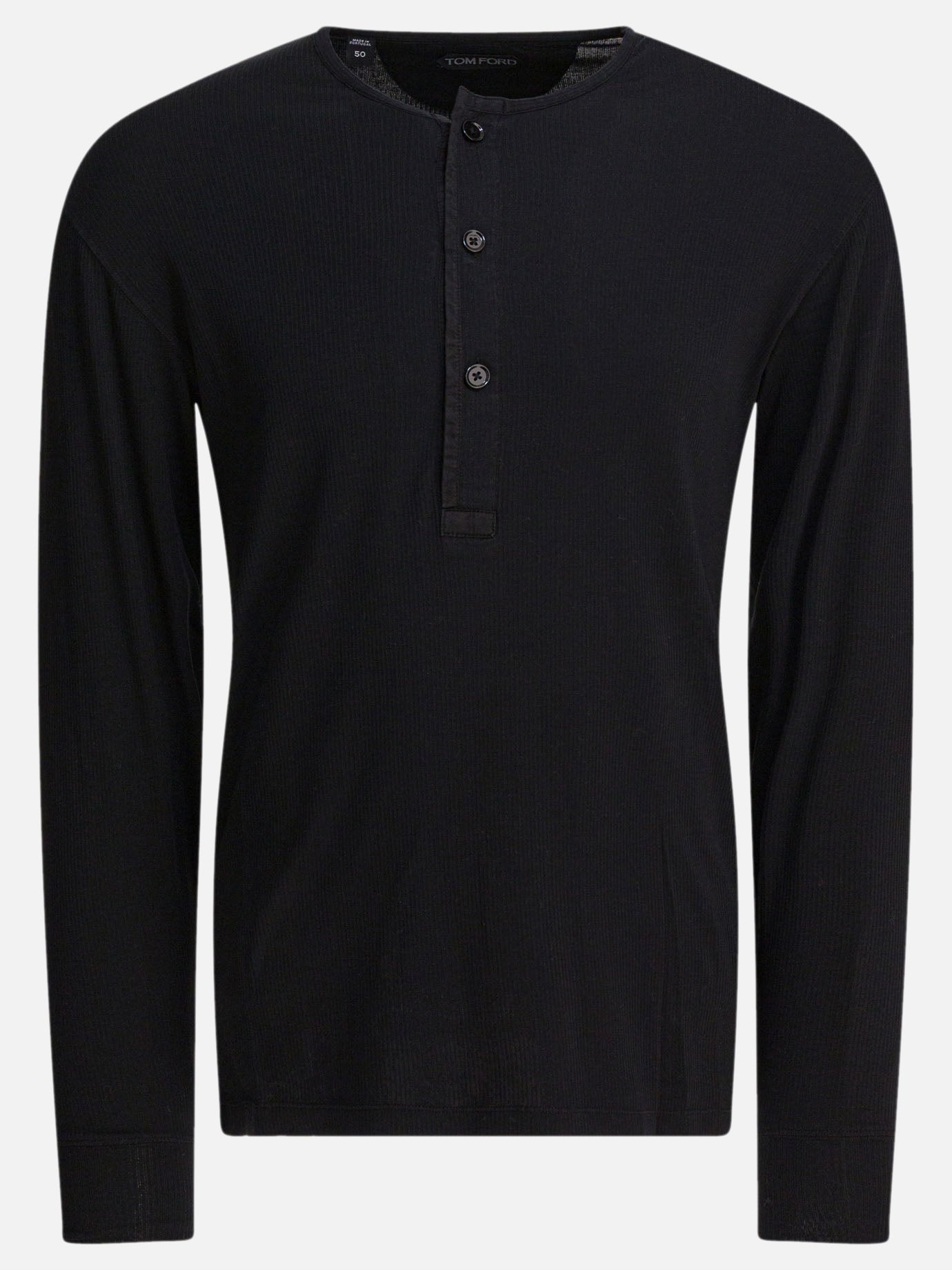 Crewneck t-shirts Solid colour  Black - Tom Ford Men | PDP | VIETTI Online Store | thumbnail