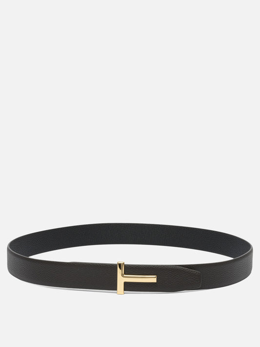 Leather belts 100% calf leather  Brown - Tom Ford Men | PLP | VIETTI Online Store 
