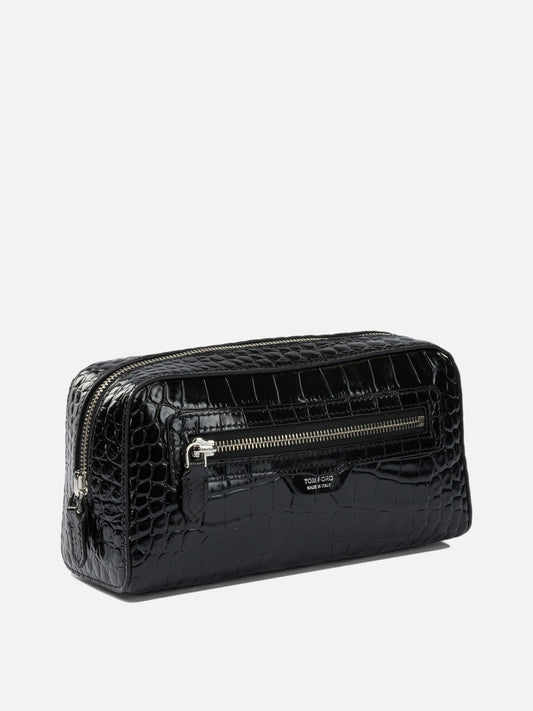 Beauty cases 100% calf leather  Black - Tom Ford Men | PDP | VIETTI Online Store | 2
