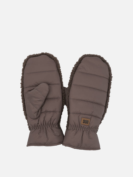 Casual gloves 100% recycled nylon - Lining: 100% polyester  Brown - Ugg Women | PLP | VIETTI Online Store 
