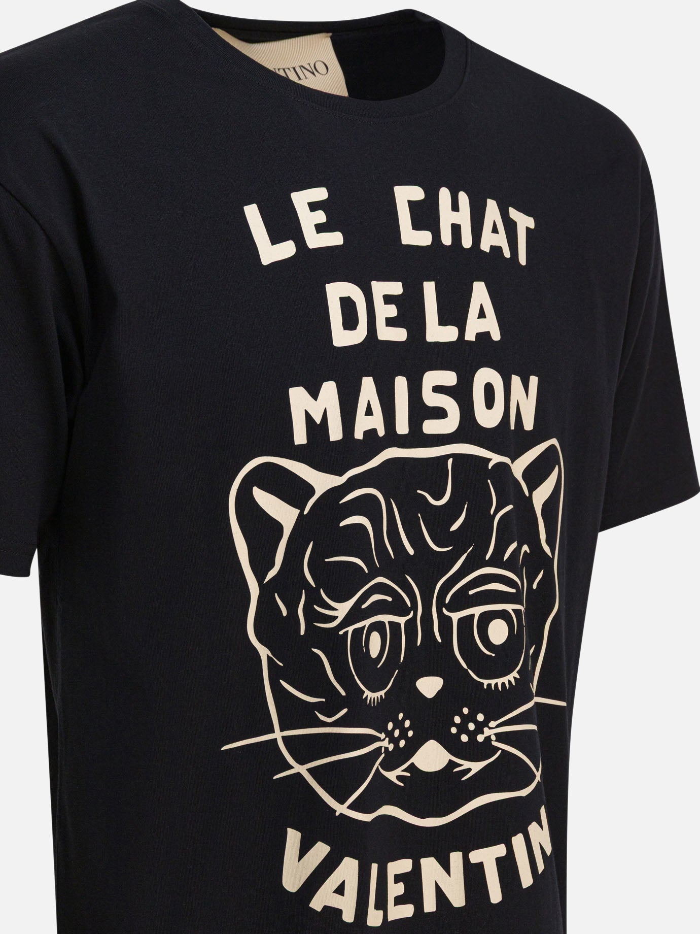 Crewneck t-shirts Graphics  Black - Valentino Men | PDP | VIETTI Online Store | Zoom-Modal_4
