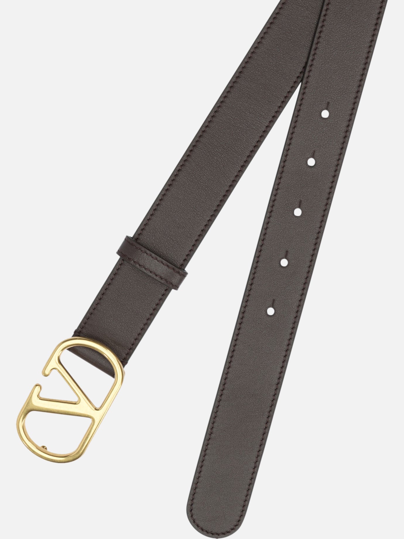 Leather belts 100% leather  Brown - Valentino Garavani Women | PDP | VIETTI Online Store | Zoom-Modal_2

