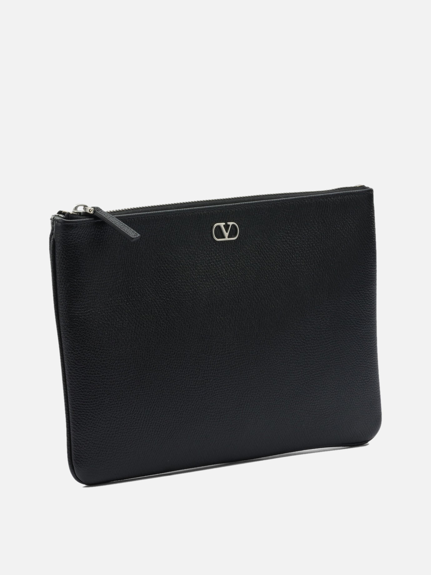 Pouch 100% leather  Black - Valentino Garavani Men | PDP | VIETTI Online Store | Zoom-Modal_2
