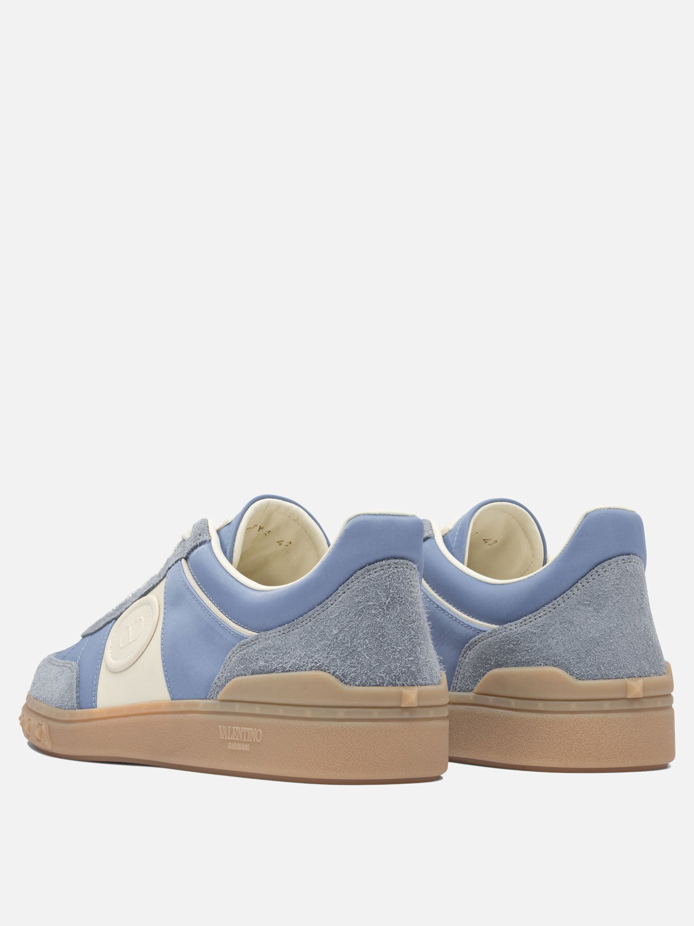 Low top sneakers 100% leather - 100% rubber  Light blue - Valentino Garavani Men | PDP | VIETTI Online Store | Zoom-Modal_4

